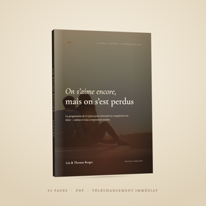Le livre « On s'aime encore, mais on s'est perdus » — 63 pages en PDF