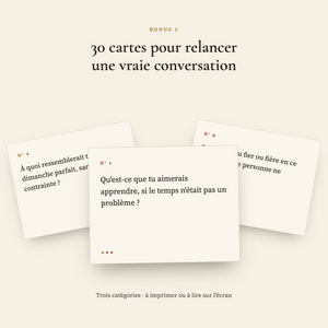 Bonus 1 : 30 cartes de questions et de défis à imprimer